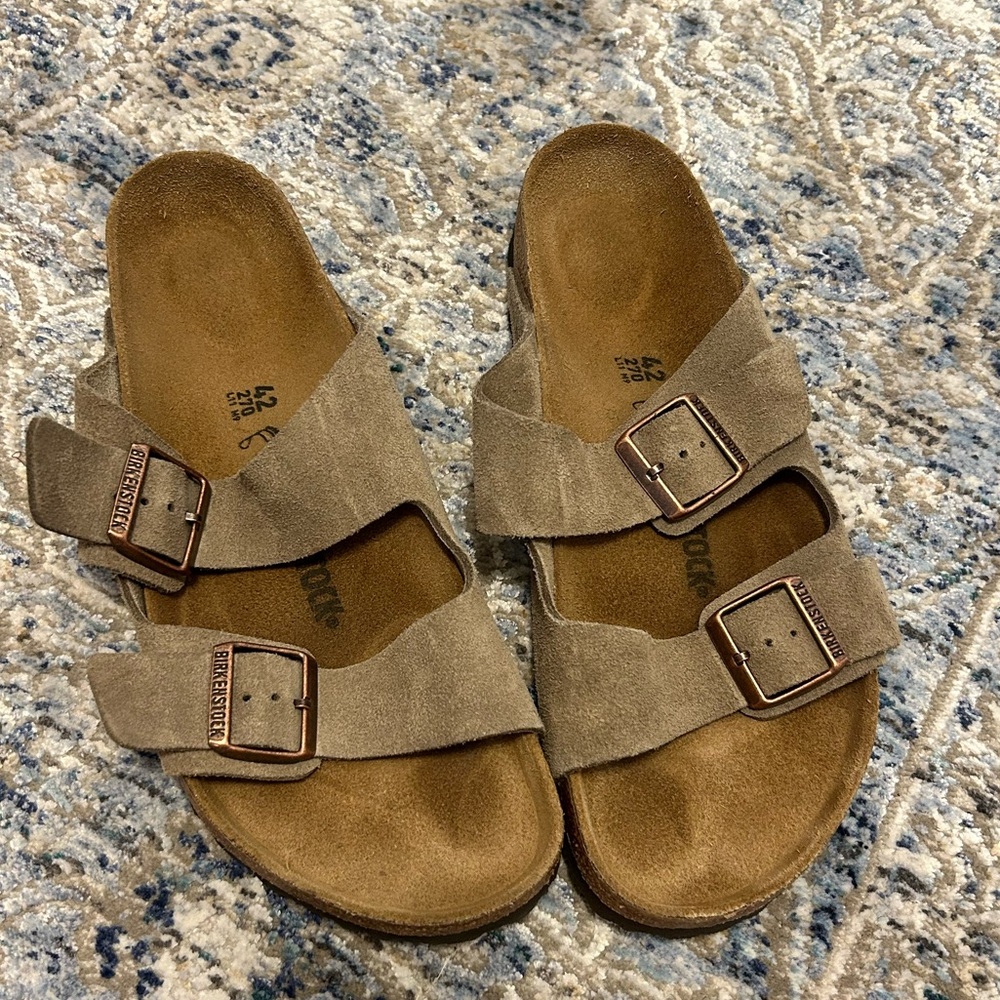 Men’s Birkenstock Brown Suede Sandals